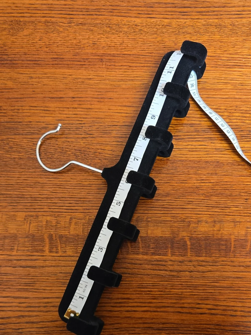 Black Velvet Belt Hanger -14 Hooks